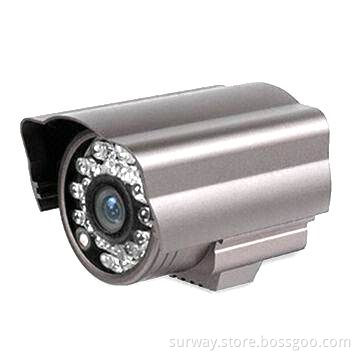 Weatherproof IR Camera with 1/4-inch 420TVL CCD, Fixed Lens and IR Distance of 30m